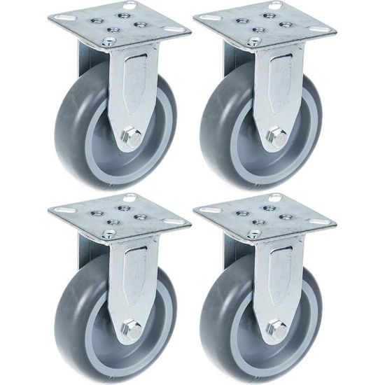 LOT DE 4 roues de porte coulissante haut de gamme en acier inoxydable LOT DE 4 roues de porte coulissante haut de gamme en acier inoxydable