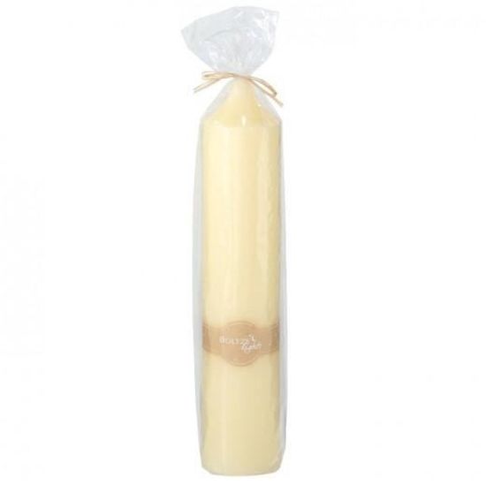 x W4cm 5" 20 H Small/Medium Slim Ivoire Crème église pilier bougie H13.5