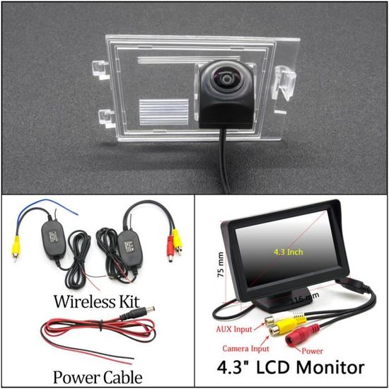 Caméra De Recul HD 170° Pour Porsche Cayenne 955 (2002-2007) Et 957 (2007-2010) - AHD 1080P, Vision Nocturne, étanche IP68