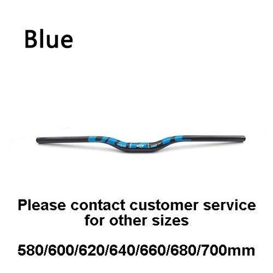 Guidon VTT Carbone AIRWOLF - 31,8 Mm, Type Flat/Rise, 3K Full Carbone - Neuf