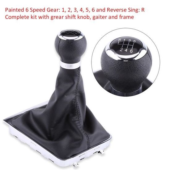 Pommeau Levier De Vitesse Pour Smart Fortwo 450 (1998-2014) - Noir ABS - 2