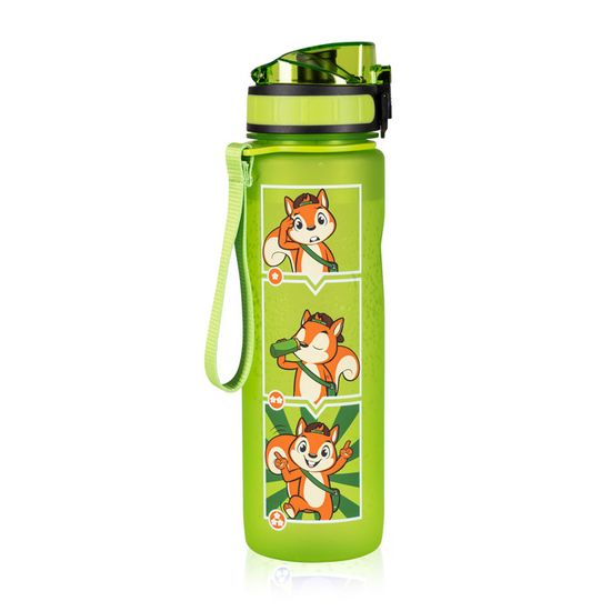 Gourde Enfant 600 Ml Avec Paille - Tritan Sans BPA, Anti-fuite - Design Avec Marqueurs De Temps - Pour école Et Sport - 7