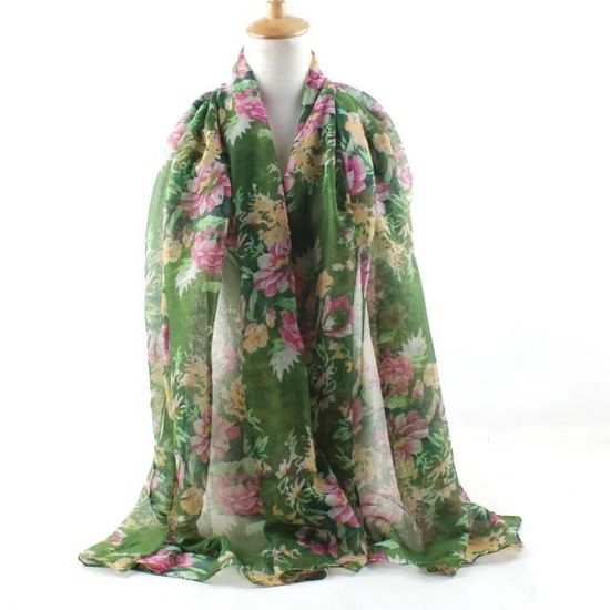 Écharpe Femme FAIRYGATE - 180x90cm - Polyester Doux - Léger Et élégant - Cadeau