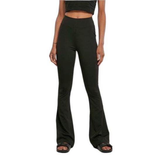 Leggings Femme Urban Classics - Velours Taille Haute - Vert D'Eau (Sarcelle) - Taille Haute