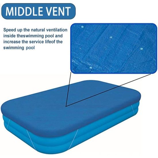 Filet De Protection Pour Piscine 6x12 M - HDPE Résistant UV - Coupe-Vent Anti-Feuilles - Avec Œillets - Pour Jardin, Camping, Voiture