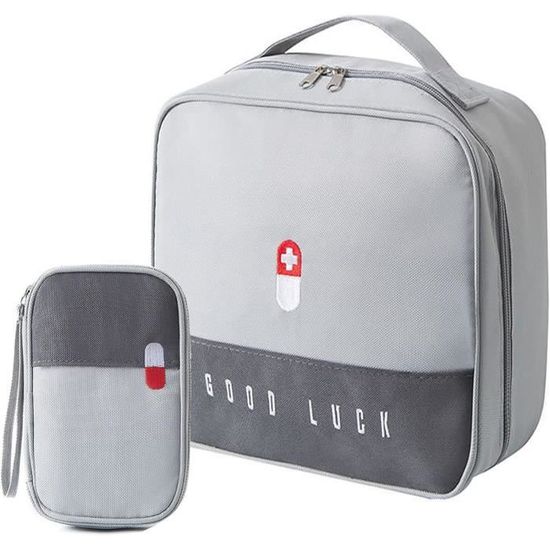 Zimohe Trousse De Premiers Secours, 2 Pcs Portable Boîte Médicale Boîte