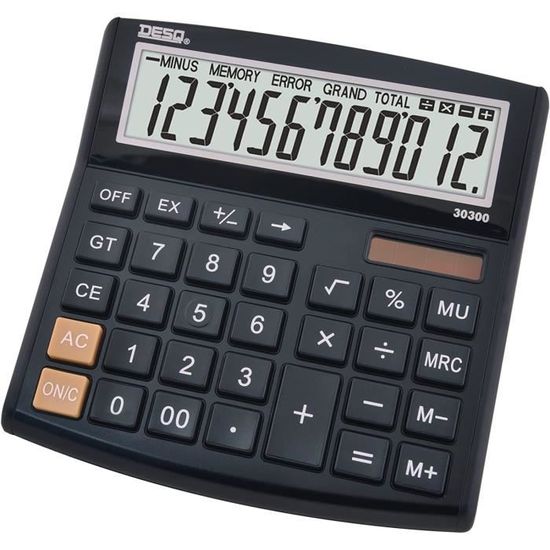 KENKO CT-8122-120 | Calculatrice de Bureau | 12 Chiffres | Correction d'Erreur