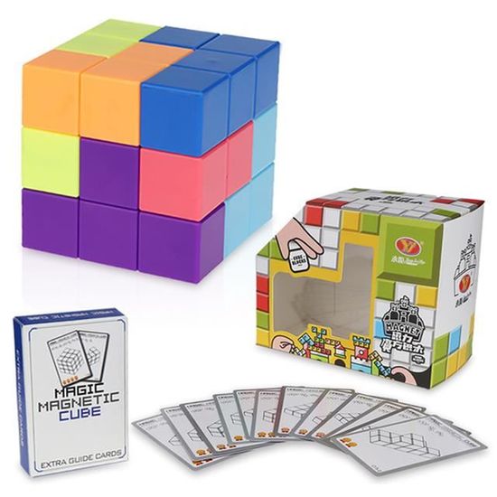 Cube Labyrinthe Puzzle – Casse-tête Manuel Pour Améliorer Concentration Et Logique