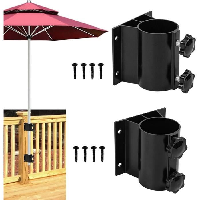 Kit De 4 Poulies Pour Parasol - Support Coulissant Pour Corde, Facile à Installer - 8