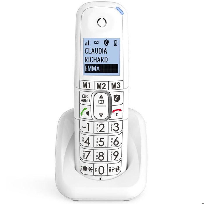 Téléphone fixe sans fil Alcatel XL785 Blanc