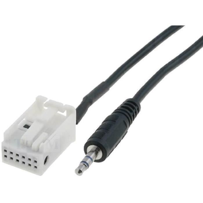 Cable Adaptateur AUX Jack - BMW 5/ 7/ X3/ X5/ Z3/ Z4/ Mini Cooper