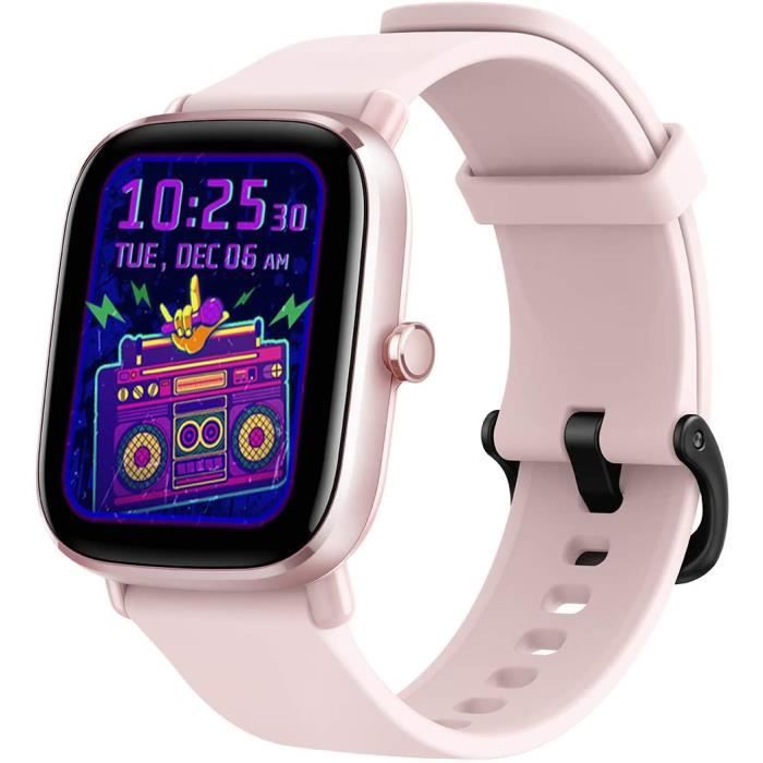 MONTRE Amazfit GTS 2 mini Montre Connectée Femmes, SpO2, 14 Jours d'Autonomie, 70+ Modes Sportifs avec GPS&GLONASS, 5ATM 188