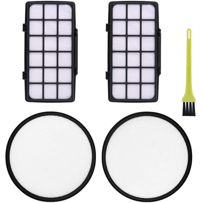 Kit de 2 Filtre HEPA pour Rowenta Silence Force Cyclonic 4AAAA RO76XX Modèle Aspirateurs, Accessoire de Remplacement du Système de F