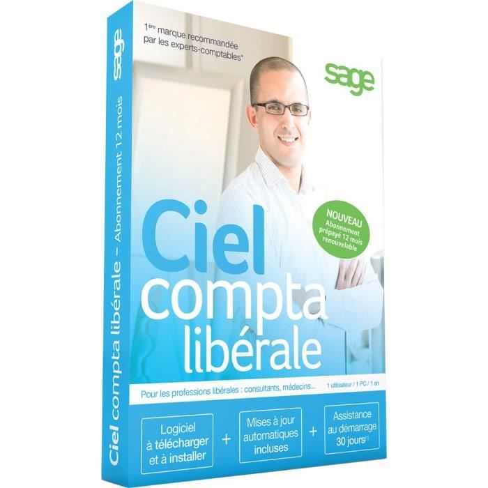 Ciel Compta Libérale - Licence 1 an - 1 poste - A télécharger