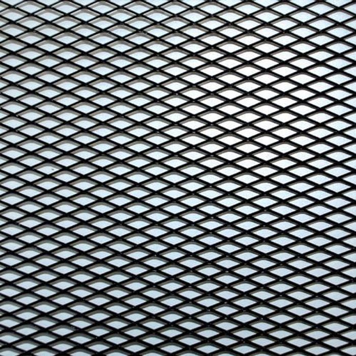 GRILLE ALU MAILLE MOYENNE NOIR PLIE AU MILIEU 2...