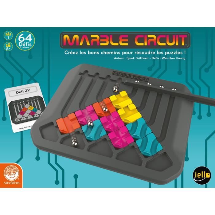 Marble circuit - le casse-tête de circuits de billes - Jeux de société - Jeux pour la famille - Jeux de réflexion