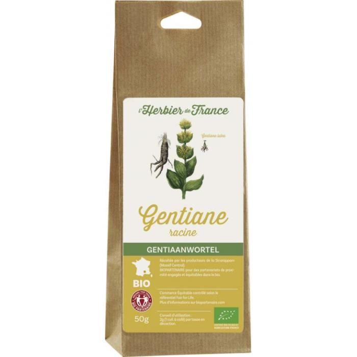Gentiane racines sachet 50gr