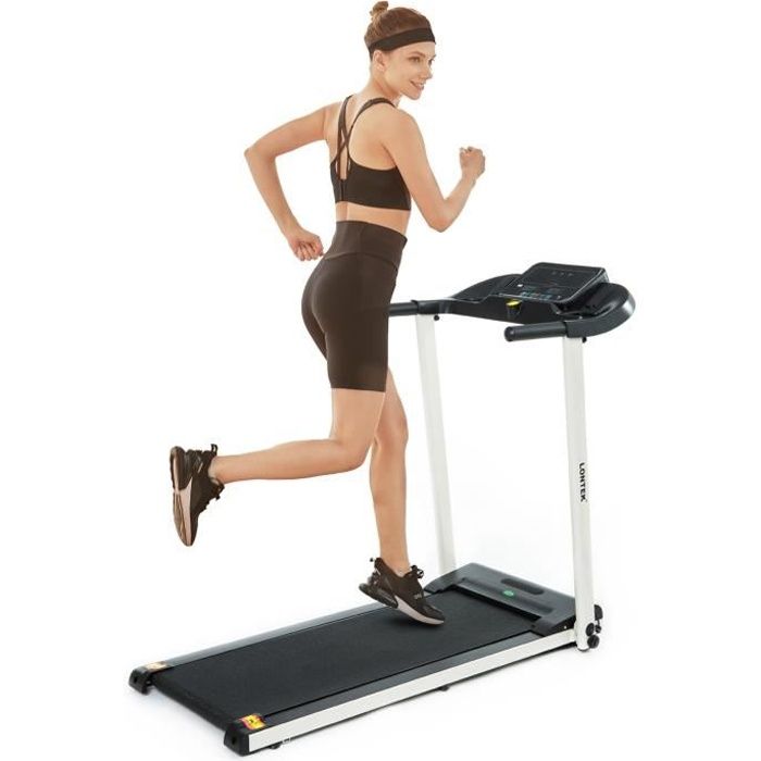 LONTEK P7 tapis de course pliable 10 km / h,12 programmes, Moteur 1.5 cv