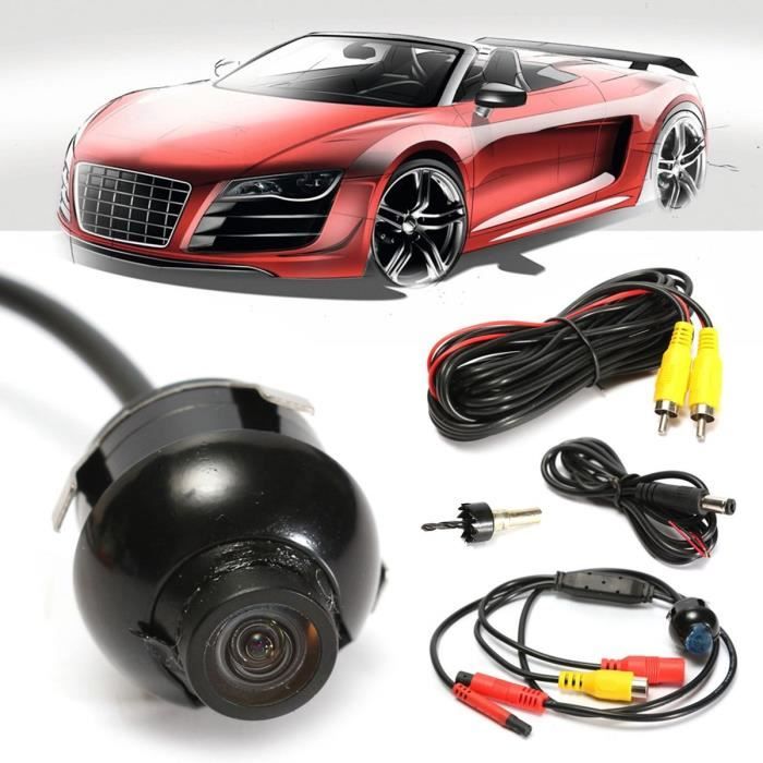 NEUFU Mini 360° CCD HD Voiture Vue Arrière Caméra de Recul Vision Nocturne Parking Inverse