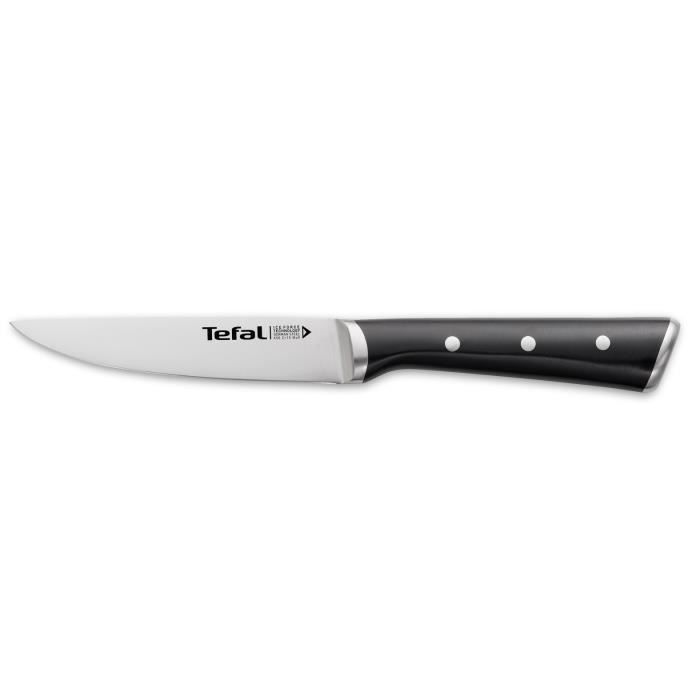 Tefal K2320914, Couteau universel, 10,9 cm, Acier inoxydable, Acier inoxydable, Noir, Chine