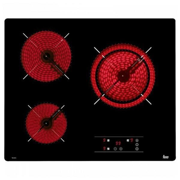Plaques vitro-céramiques Teka TB6310 60 cm Noir (3 zones de cuisson