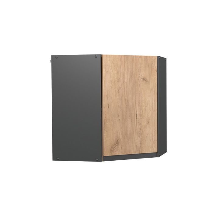 Elément haut de cuisine R-Line 57cm J-Shape Chêne de force doré/Anthracite Vicco 39746