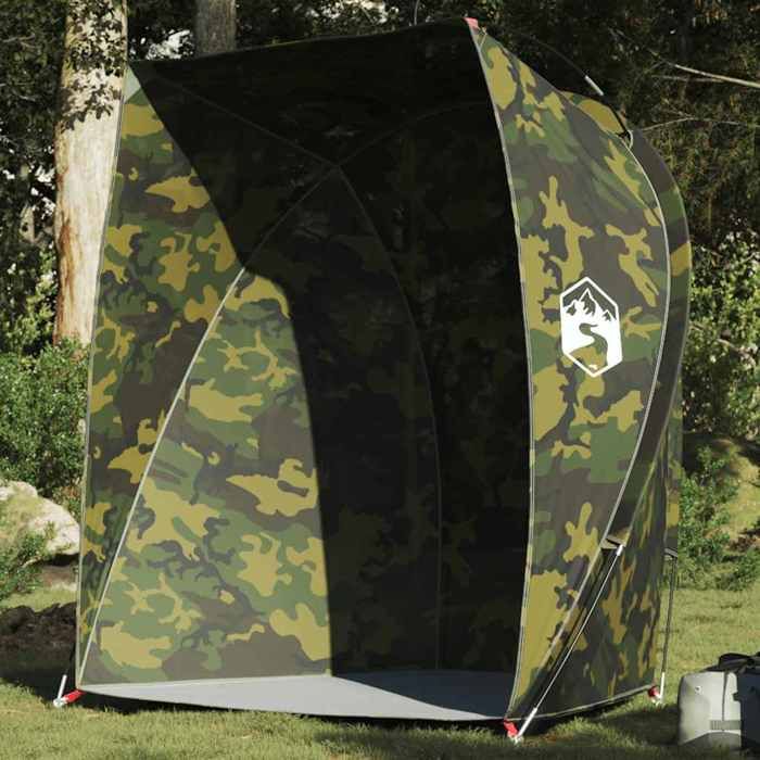 vidaXL Tente de pêche camouflage imperméable 4009484