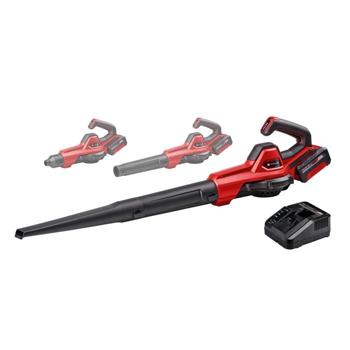 Einhell Souffleur sans Fil GE UB 18250 Li E Kit Power X Change 18V Vitesse dair 250 kmh Livré avec Batterie 4 0 Ah et