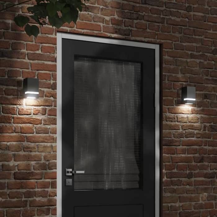 vidaXL Applique murale d'extérieur acier inoxydable éclairage mural d'extérieur lampe murale de jardin applique 4006288 - vue 3