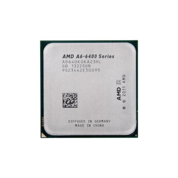 Acheter A6-6400 CPU Socket FM2 2 cœurs 2 threads 3.9GHz 1Mo cache L2 2Mo cache L3 65W Reconditionné - 13,00 € A6-6400 CPU Socket FM2 2 cœurs 2 threads 3.9GHz 1Mo cache L2 2Mo cache L3 65W Reconditionné - Advanced Micro Devices reconditionné disponible sur Cdiscount Seconde Vie