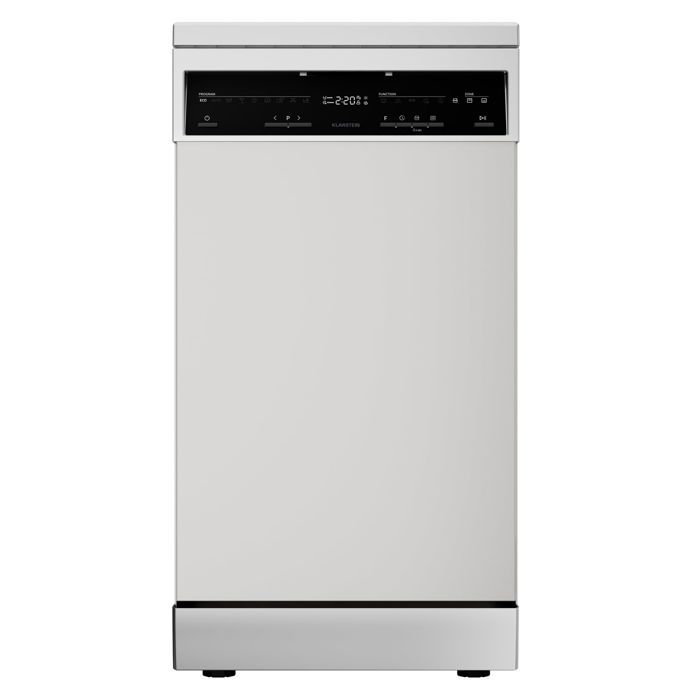 Klarstein Verosteel Lave-vaisselle pose libre 45 cm Minimaliste compact élégant Classe B Inox