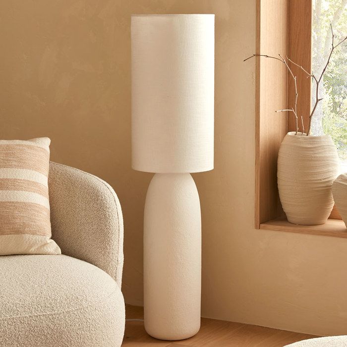 Eazy Living Lampadaire Maline Blanc