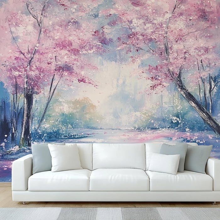 Papier Peint Photo 3D Fleur Rose – Tableau Mural Tendance Pour Salon Ou Chambre