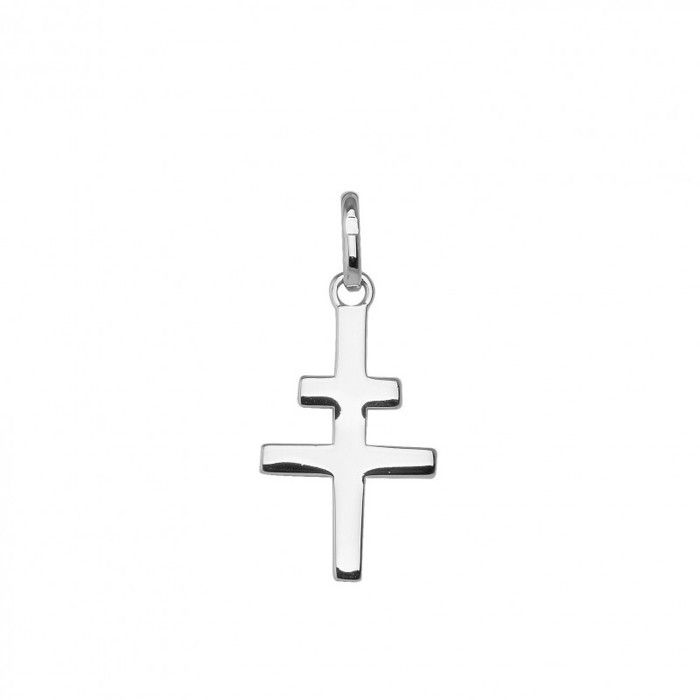 Pendentif Croix de Lorraine argent massif 925/000 garanti