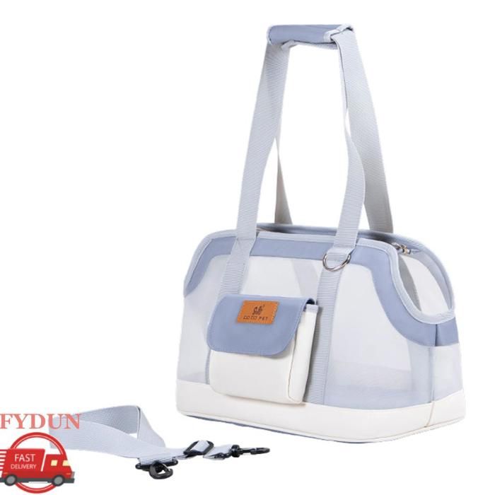 Comparer les prix de FYDUN transporteur pour petits chiens Sac portable pour chat sac respirant pour animaux de compagnie sac de animalerie sac Gris