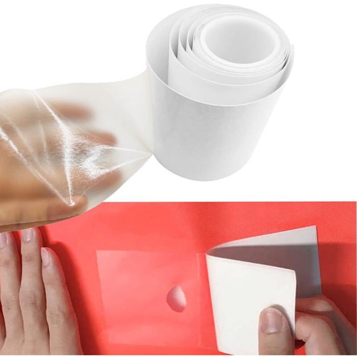 DRE-Pool Patch Repair Kit 1m TPU Clear Tape pour réparer Les Matelas gonflables Les Anneaux de Natation Les Maisons gonflables