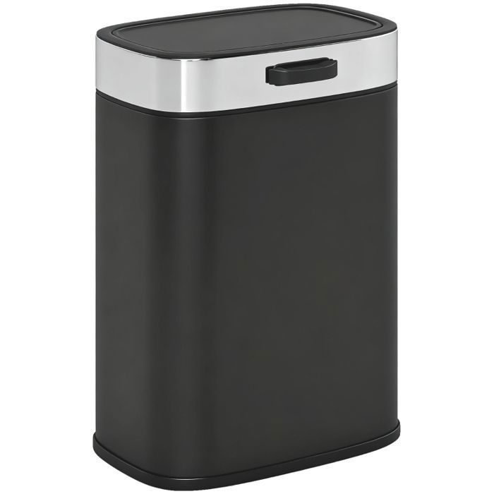 Poubelle Intelligente Automatique 10L - Capteur Mouvement, Ouverture Sans Contact, Vert Foncé
