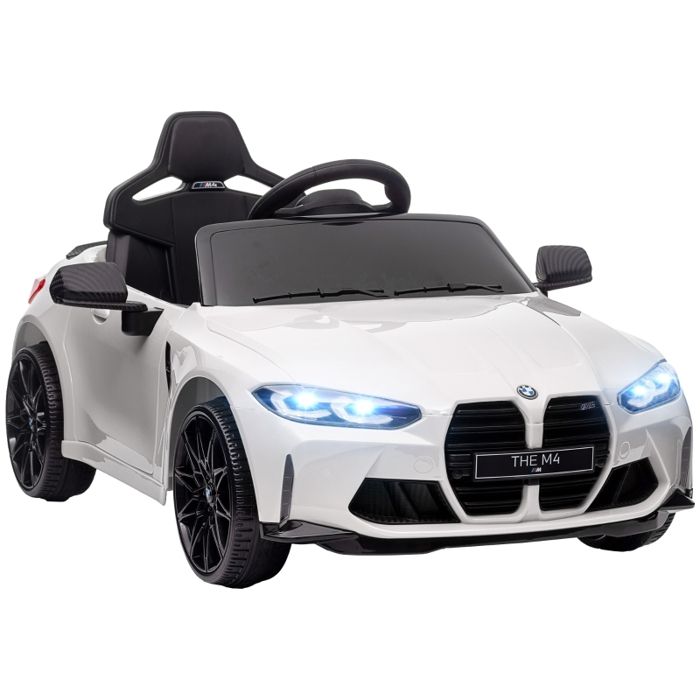 Voiture électrique pour enfants - BMW - BMW M4 sous licence - Effets sonores et lumineux - Télécommande incluse - Jeux - Jouets
