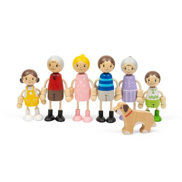 poupées famille maison de poupée bois FSC jouet durable