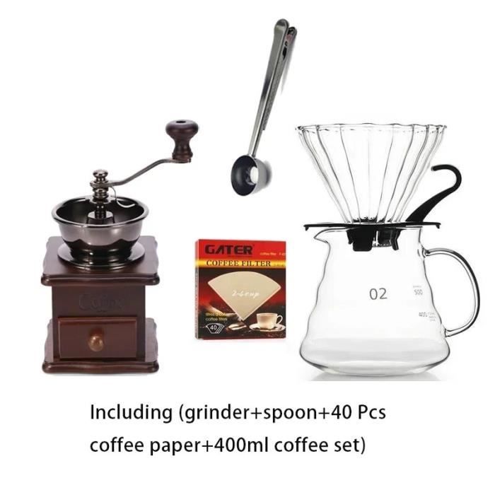 KREKCO Service à café en bois Préparez et servez Jouet en bois Jeux de rôles 3 Cadeau pour