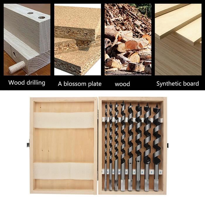 IRWIN Marples Lot De 14 Forets à Bois - Acier Carbone, Trou Borgne Précis Et Rapide