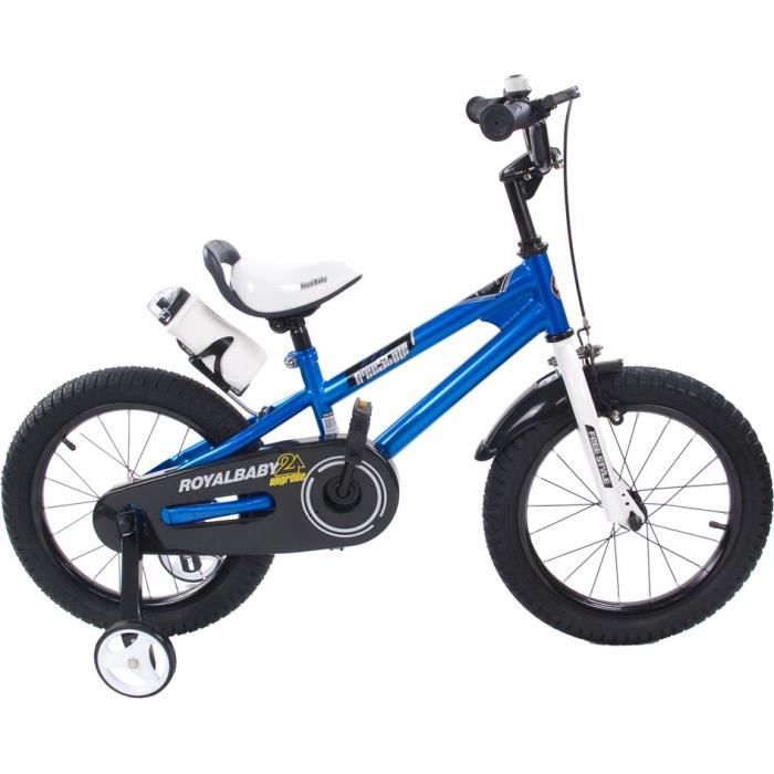 NOUVEAU -VELO/ BMX ENFANT A PEDALE-ROUES LARGES- (4/7 ANS) -BLEU -  Cdiscount Sport