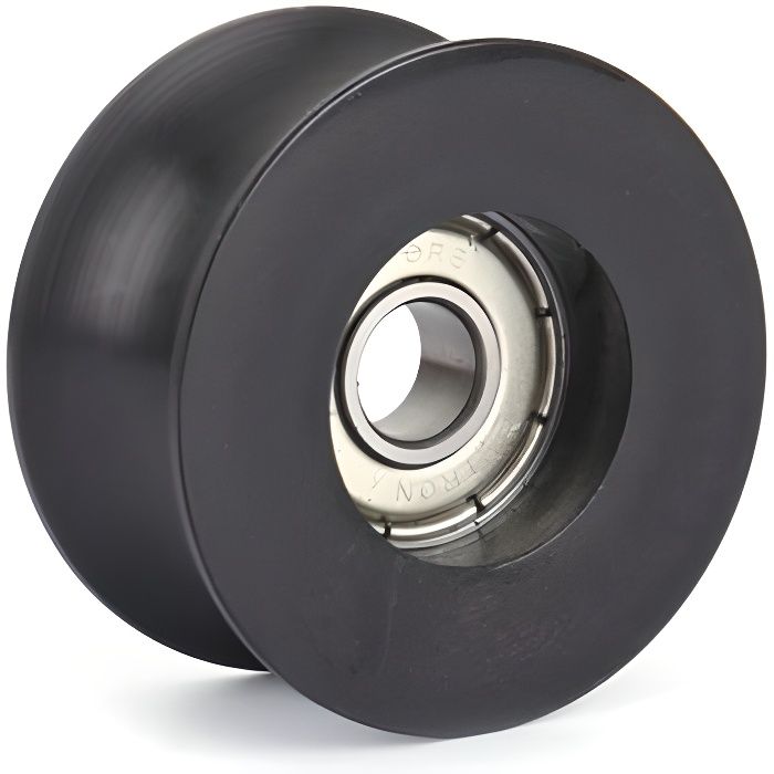 DGXQ U Groove Guide Poulie Rail Roulement à Billes de Roue,Roues de Poulie en Acier avec Rainure en V Lot de 4 Roues pour Portail Coulissant pour équipement de l'industrie,600kg 