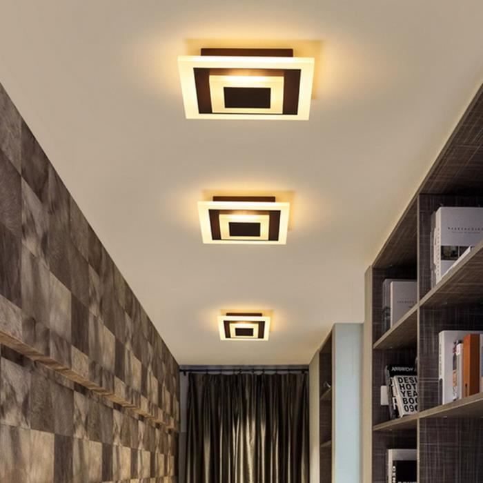 Plafonniers HLD Lampe de Plafond Pastorale Creative Smart App Couloir déclairage en Forme de Fleur LED Chambre Chambre Lumière Téléphone Mobile Télécommande Color : Gold, Size : 36cm 