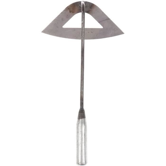 Binette De Jardin - X9Q3 - Acier Inoxydable - Long Manche Ajustable - Résistante à La Rouille