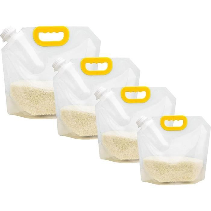 IKEA DIMPA Lot De 3 Sacs De Rangement XL Transparents - Résistants Humidité Et Poussière