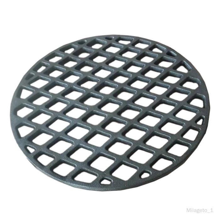 Grille Ronde En Fonte Pour Cheminée 16cm - Accessoire Barbecue Haute Température