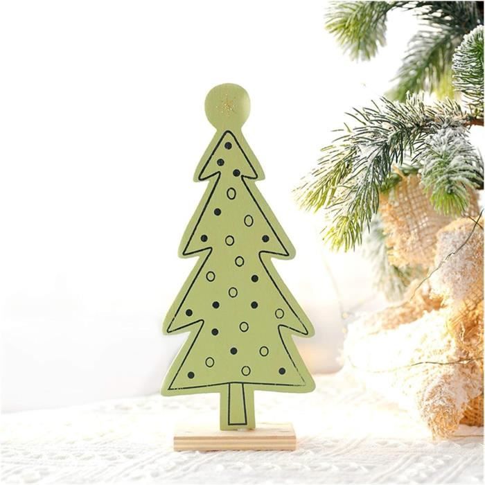 Sapin De Noël Pour Enfants Fait À La Main En Bois Stéréo, Motif D'Arbre