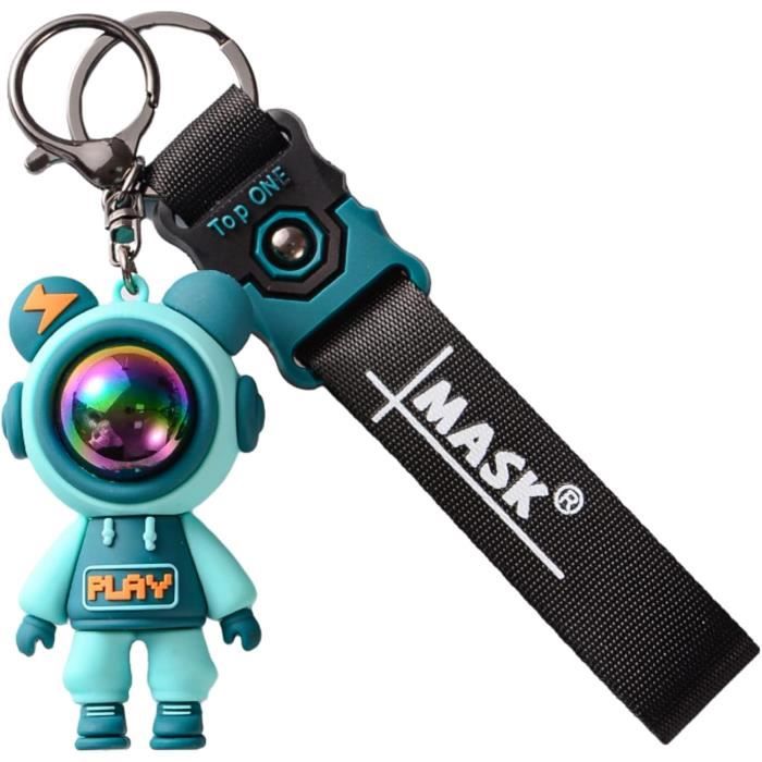 Porte-clés Astronaute Espace Avec Pendentif Planète Argenté - Neuf Avec étiquettes, Unisexe