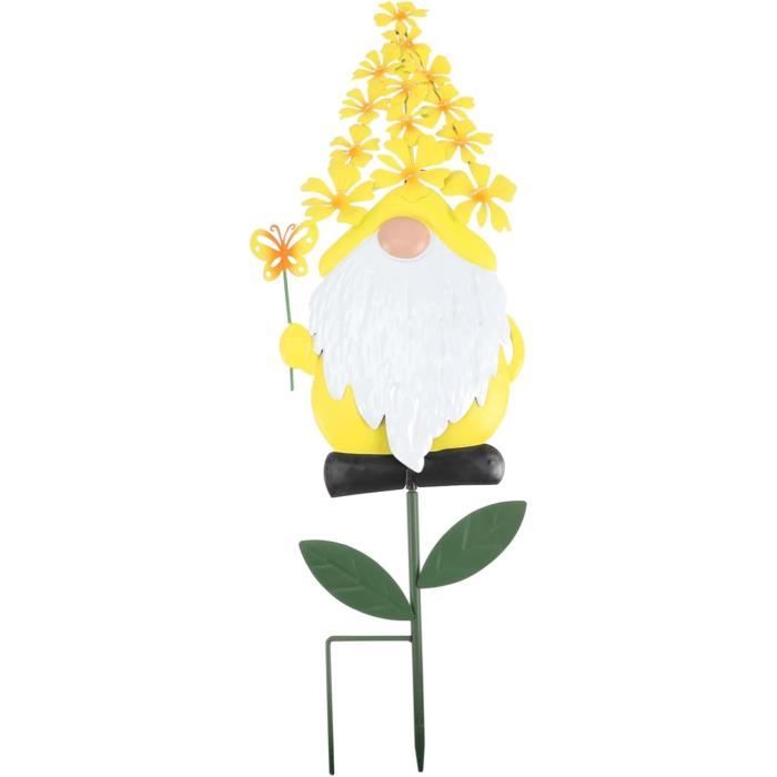 Panneaux De Nain De Noël – Piquets De Jardin Pour Pelouse – Décorations De Jardin Imperméables Pour Décoration De Chemin De Noël Teksome